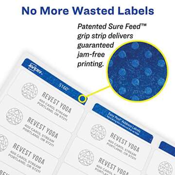 Avery Mailing Address Labels, Laser Printers, 3,450 Labels, 1 x 2-5/8, Permanent Adhesive, FBA Label...