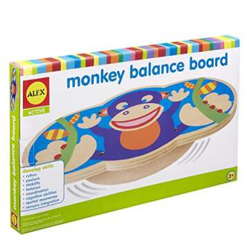 Alex Active Monkey Kids Toddler Balance Board