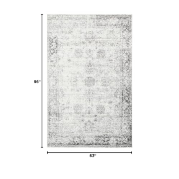 Unique Loom Sofia Collection Area Rug - Elegant Gray Beige