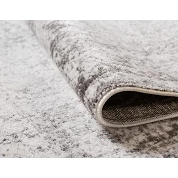 Unique Loom Sofia Collection Area Rug - Elegant Gray Beige