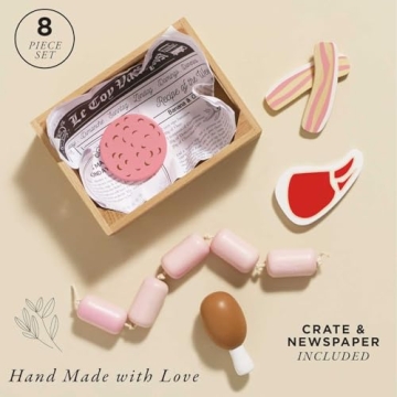 Le Toy Van Honeybee Market Meat Crate for Kids