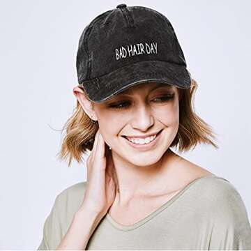 Stylish Adjustable Bad Hair Day Hat for Women