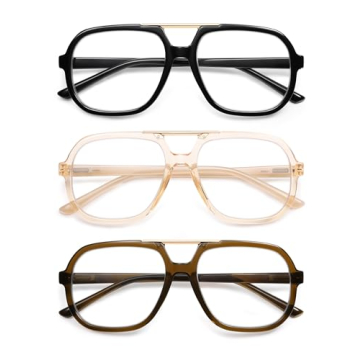 AMOMOMA Stylish Blue Light Blocking Glasses for Women