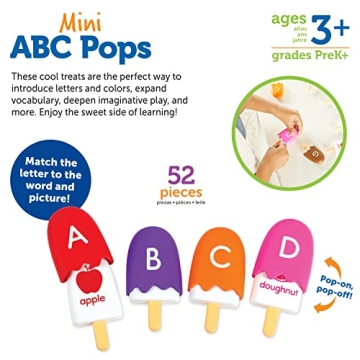 Learning Resources Mini ABC Pops for Toddler Learning Fun