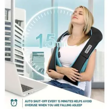 Mo Cuishle Shiatsu Neck and Shoulder Massager with Heat – Deep Kneading Massage for Relaxation – Ideal for Christmas, Mother's Day, Father's Day, and Valentine's Day Gifts for Men, Women, Mom and Dad