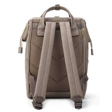 Kah&Kee Leather Backpack for Women and Men 15-inch Laptop Bag | Teacher Professional, Diaper Bag Bac...
