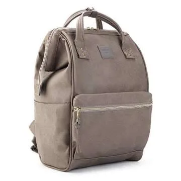 Kah&Kee Leather Backpack for Work, School & Travel