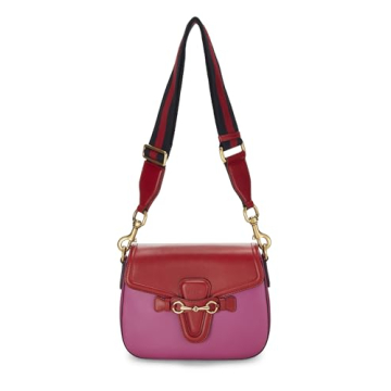Gucci Pre-Loved Pink & Red Leather Shoulder Bag - Stylish Design