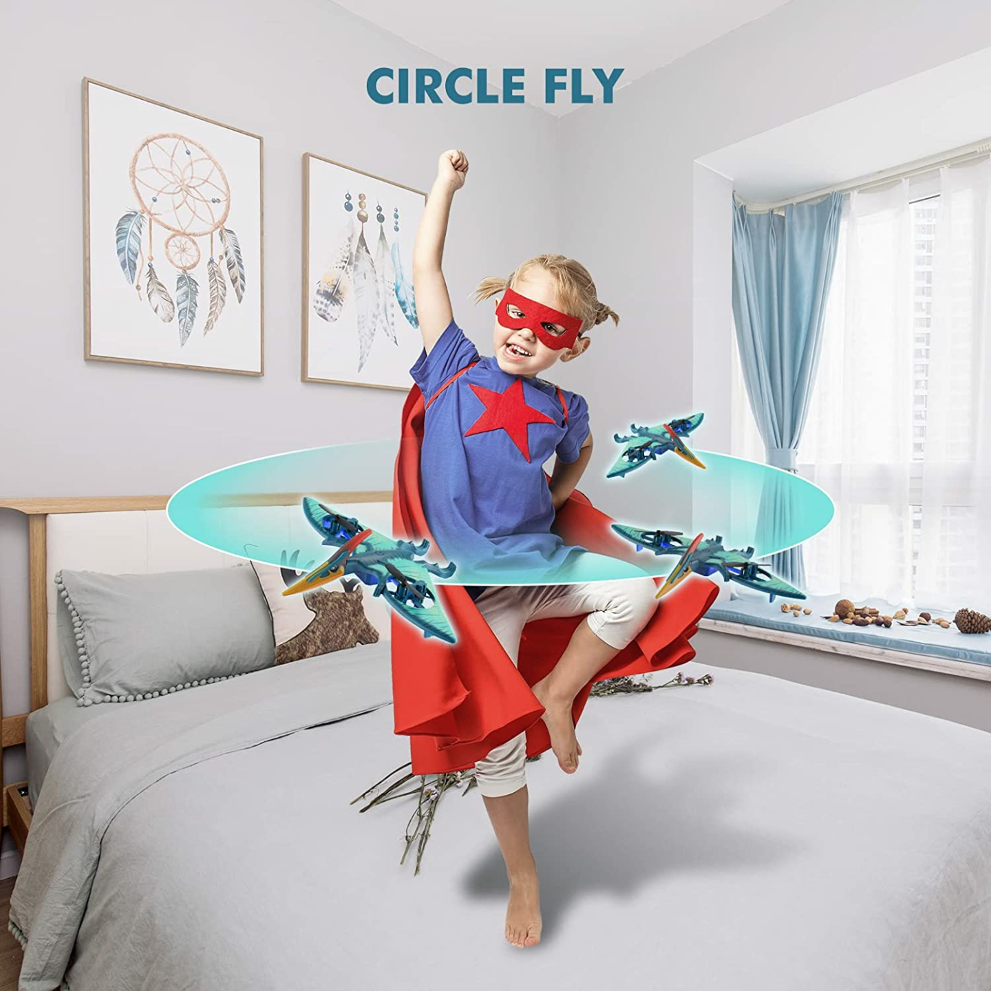 Pterosaur Dinosaur Drone - Fun Quadcopter for Kids