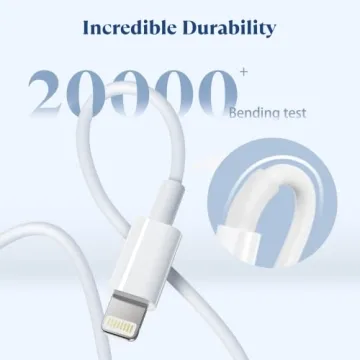 20W USB-C Fast Charger Bundle with 6FT Cables for iPhone