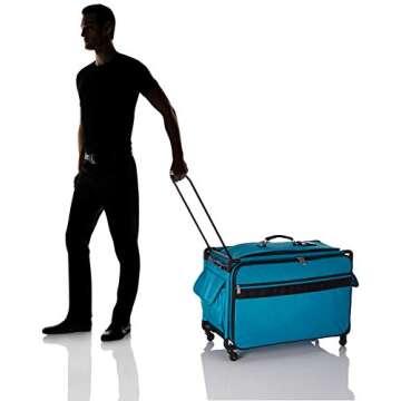 Tutto Machine On Wheels Turquoise 28 inch - Perfect for Sewers