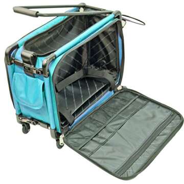 Tutto Machine On Wheels Turquoise 28 inch - Perfect for Sewers