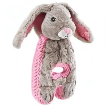 Outward Hound by Charming Pet Cuddle Tugs Bunny Plush Squeaky Dog Toy
