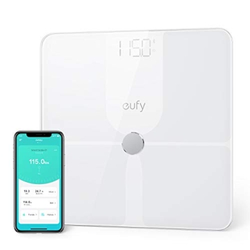 eufy by Anker, Smart Scale P1 with Bluetooth, Body Fat Scale, Wireless Digital Bathroom Scale, 14 Me...