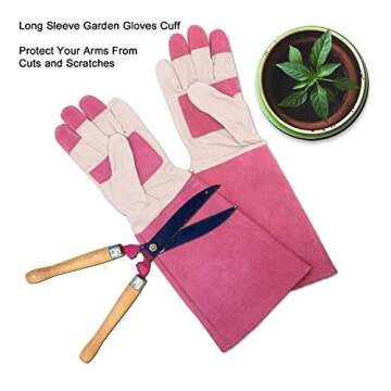 Thornproof Leather Gardening Gloves for Ultimate Protection