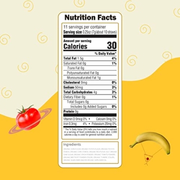 Organic Sesame Street Veggie Straws for Kids Snacks