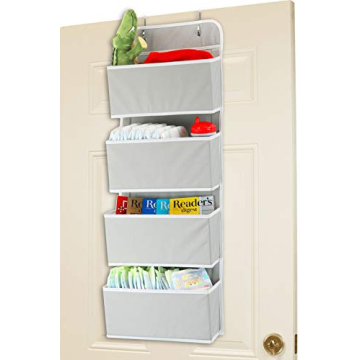 Simple Houseware 4 Pocket Over The Door Organizer