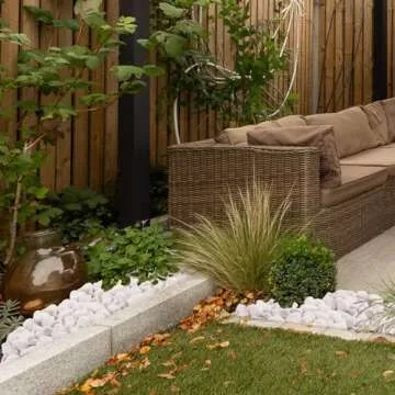 Lechloris Snow White River Rock Decorative Stones for Home Decor