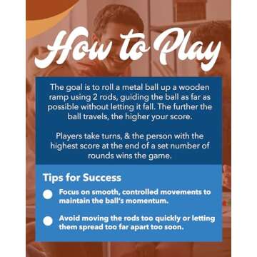 WE Games Shoot the Moon - Engaging Wooden Board Game