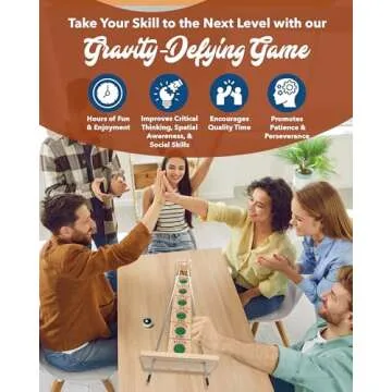 WE Games Shoot the Moon - Engaging Wooden Board Game