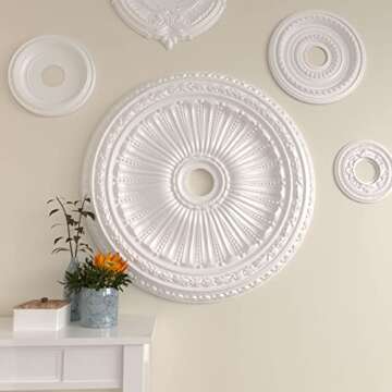 Elegant Ekena Ceiling Medallion for Stunning Home Decor