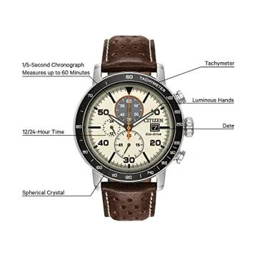 Citizen Eco-Drive Brycen Chronograph Watch CA0649-06X