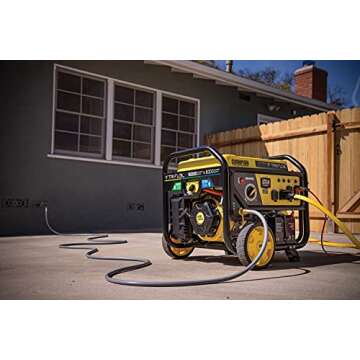 Champion 10,000W Electric Start Tri-Fuel Generator