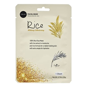 Celavi 12 Pack Facial Masks for All Skin Types