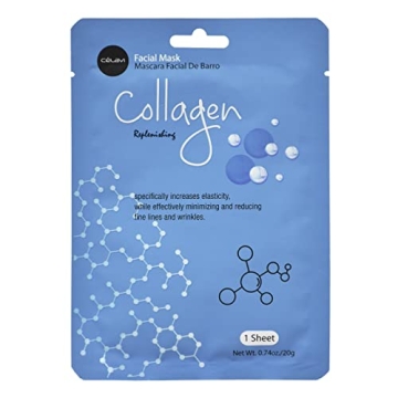 Celavi 12 Pack Facial Masks for All Skin Types