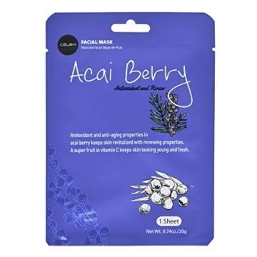 Celavi 12 Pack Facial Masks for All Skin Types