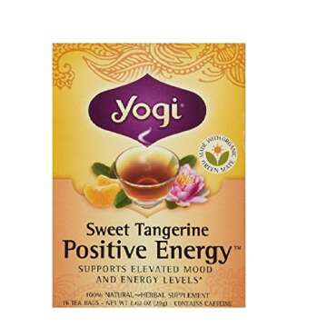 Yogi Tea,16 Tea Bags (Sweet Tangerine Positive Energy, 1 Pack)