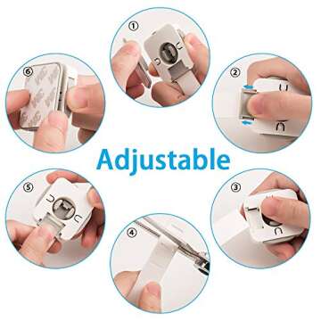 4PCS Baby Safety Cabinet Locks - Childproof Your Home Easily