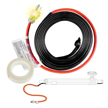 HEATIT Heating Cable - CSA & ETL Approved, Energy Efficient Heating Tape for Water Pipes