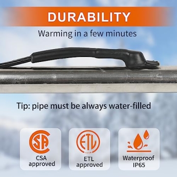 HEATIT Heating Cable Prevents Frozen Pipes - Energy Efficient