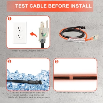 HEATIT Heating Cable Prevents Frozen Pipes - Energy Efficient