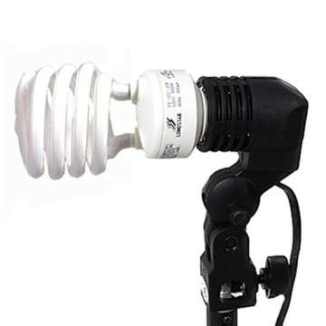 CowboyStudio Photography & Video Portrait Umbrella Continuous Triple Lighting Kit