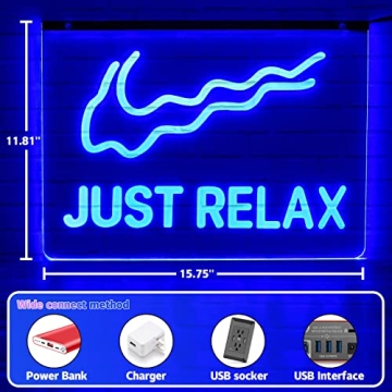 FANDERRIN Laser Dotted Neon Sign for Stylish Decor