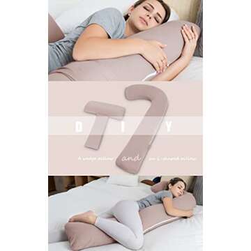 INSEN Pregnancy Pillow - Ultimate Maternity Comfort Support