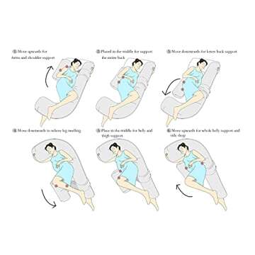 INSEN Pregnancy Pillow - Ultimate Maternity Comfort Support