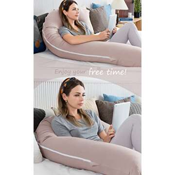 INSEN Pregnancy Pillow - Ultimate Maternity Comfort Support