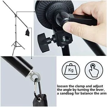 FOSITAN 3X Softbox Photography Lighting Kit