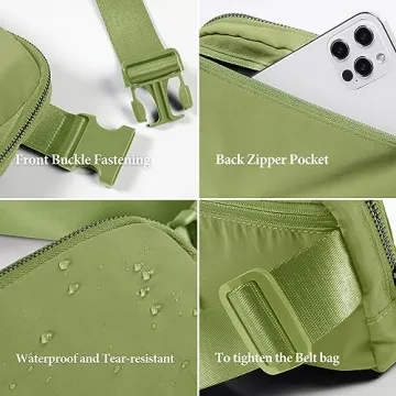 Stylish ODODOS Mini Belt Bag with Adjustable Strap