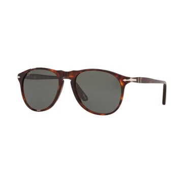 Persol PO9649S 28/58 55MM Havana/Polarized Aviator Sunglasses + FREE Eyewear Kit