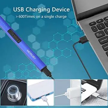 MEIRUBY Rechargeable Eco-Friendly Electric Lighter