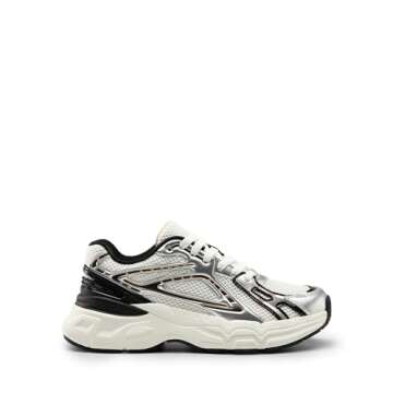 DREAM PAIRS Women's Platform Chunky Liv Fashion Sneakers Walking Lace-Up Comfortable Y2K-Style Sneak...