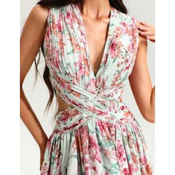 Chic Jardinvue Floral Summer Dress for Stylish Occasions