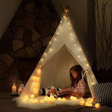 Yummuely Star String Lights 10Ft 20 LED Fairy Lights Battery Operated Waterproof Indoor Outdoor Twinkle Christmas Lights for Bedroom Party Wedding Xmas Tree Decoration (Warm White)