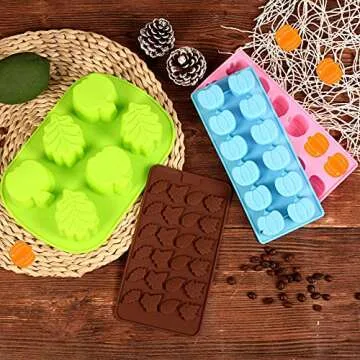 Fall Silicone Baking Mold Set for Cakes and Candies