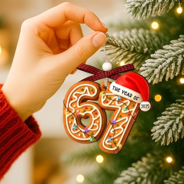 67 Gingerbread Christmas Ornament - Funny Meme Gift 2025