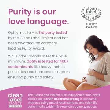 Premium Inositol Supplement - Myo-Inositol and D-Chiro Inositol Powder Plus Folate and Vitamin D - Ideal 40:1 Ratio - Hormone Balance & Healthy Ovarian Support for Women - Vitamin B8-30 Day Supply